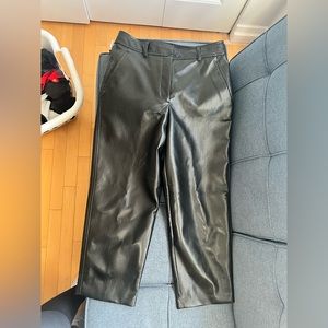 Aritzia vegan leather pants